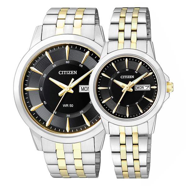 عکس ساعت مچی ست سیتیزن (CITIZEN) مدل EQ0608-55E و BF2018-52E