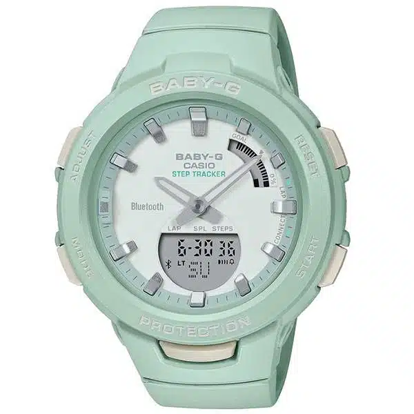 21 عکس ساعت مچی دخترانه پسرانه کاسیو (CASIO) بیبی جی مدل BSA-B100CS-3ADR