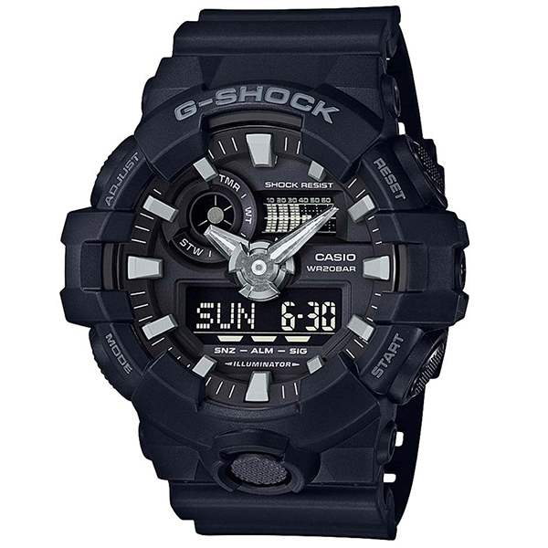 عکس ساعت مچی مردانه کاسیو (CASIO) جی شاک مدل GA-700-1BDR
