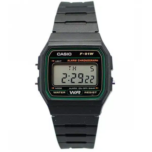 4 عکس ساعت مچی مردانه زنانه کاسیو (CASIO) جنرال مدل f-91w-3d