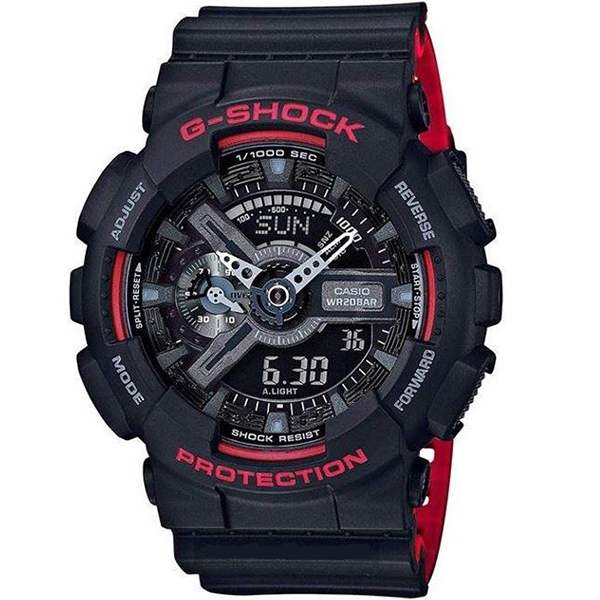 عکس ساعت مچی مردانه کاسیو (CASIO) جی شاک مدل GA-110HR-1A