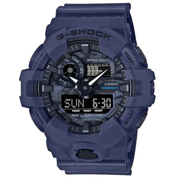 عکس ساعت مچی مردانه کاسیو (CASIO) جی شاک مدل GA-700CA-2ADR