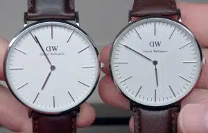 روش تشخیص ساعت دنیل ولینگتون اصل از تقلبی