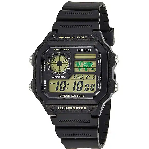 5 عکس ساعت مچی مردانه کاسیو (CASIO) جنرال مدل AE-1200WH-1B