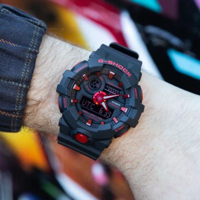 عکس ساعت مچی مردانه کاسیو (CASIO) جی شاک مدل GA-700BNR-1ADR