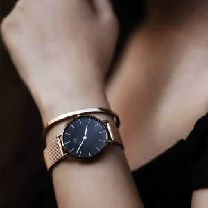 بهترین ساعت زنانه دنیل ولینگتون بند فلزی