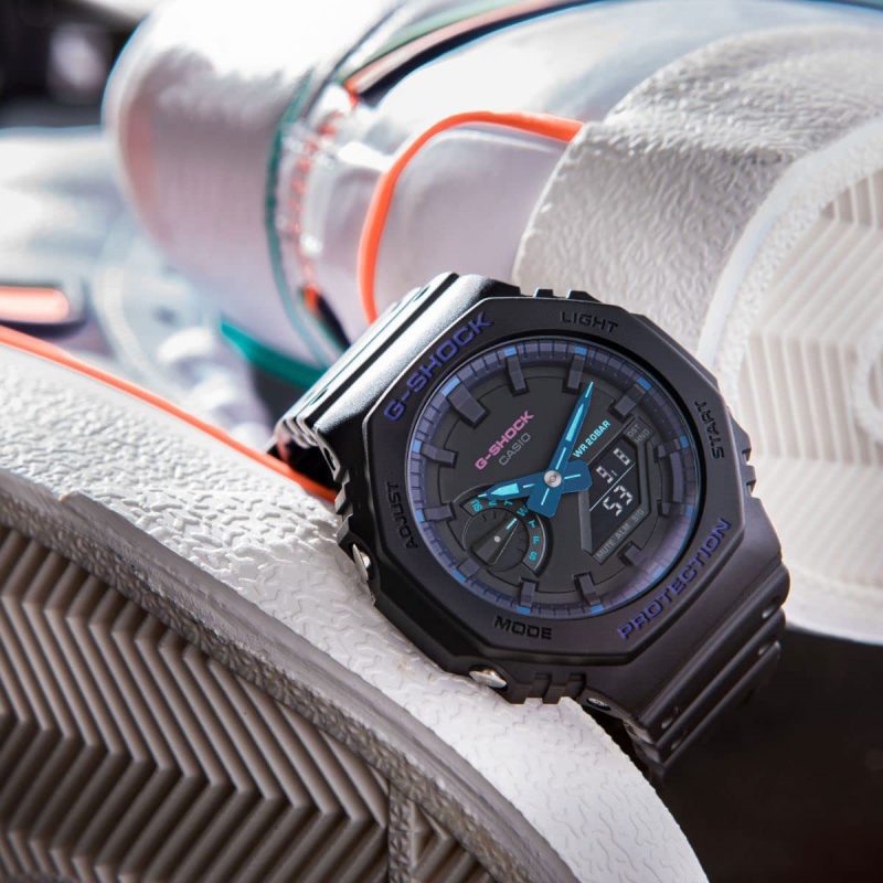 عکس ساعت مچی مردانه کاسیو (CASIO) جی شاک مدل GA-2100VB-1ADR