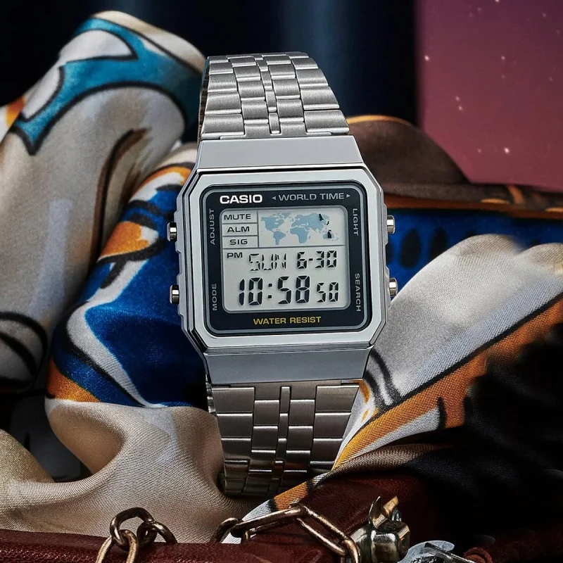 عکس ساعت مچی مردانه زنانه کاسیو (CASIO) جنرال مدل A500WA-1DF