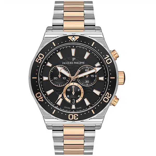 2 عکس ساعت مچی مردانه ژاک فلیپ مدل JPQGC201318