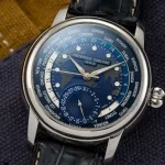 ساعت صفحه سرمه ای