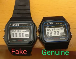 تشخیص ساعت کاسیو اصل