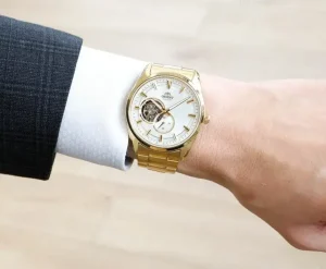 ساعت طلایی مردانه