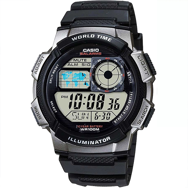 عکس ساعت مچی مردانه کاسیو (CASIO) جنرال مدل AE-1000W-1BVDF