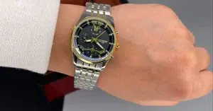 ساعت سیتیزن سه موتوره بند استیل