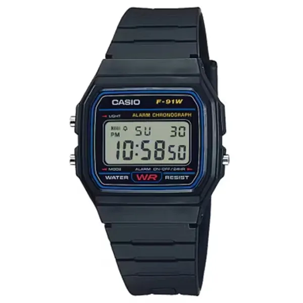 ساعت مچی مردانه زنانه کاسیو (CASIO) جنرال مدل F-91W-1D